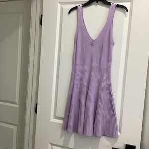 Express Lavender Ribbed Knit Dress - NWOT - Size M